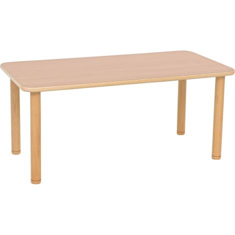 Masa dreptunghiulara Flexi 120x60 cm, cu blat gros, ajustabila mas 0-3, gradinita - imagine 8